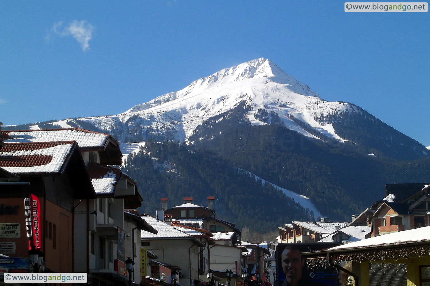 Bansko - Vihren Mountain from Bansko